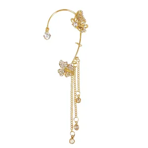 گوشواره زنانه مدل ایرکاف طرح پروانه کد Ecns3L