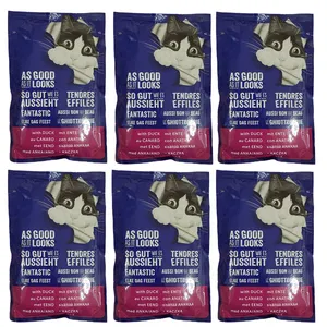 پوچ گربه فلیکس مدل AS GOOD اردک وزن 85 گرم بسته 6 عددی