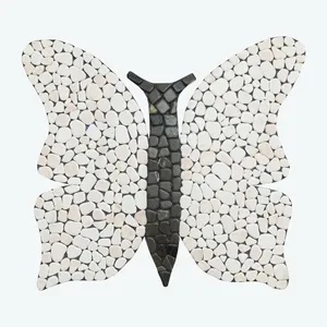 پادری مدل سنگی طرح پروانه سایز 65x55 سانتی متر