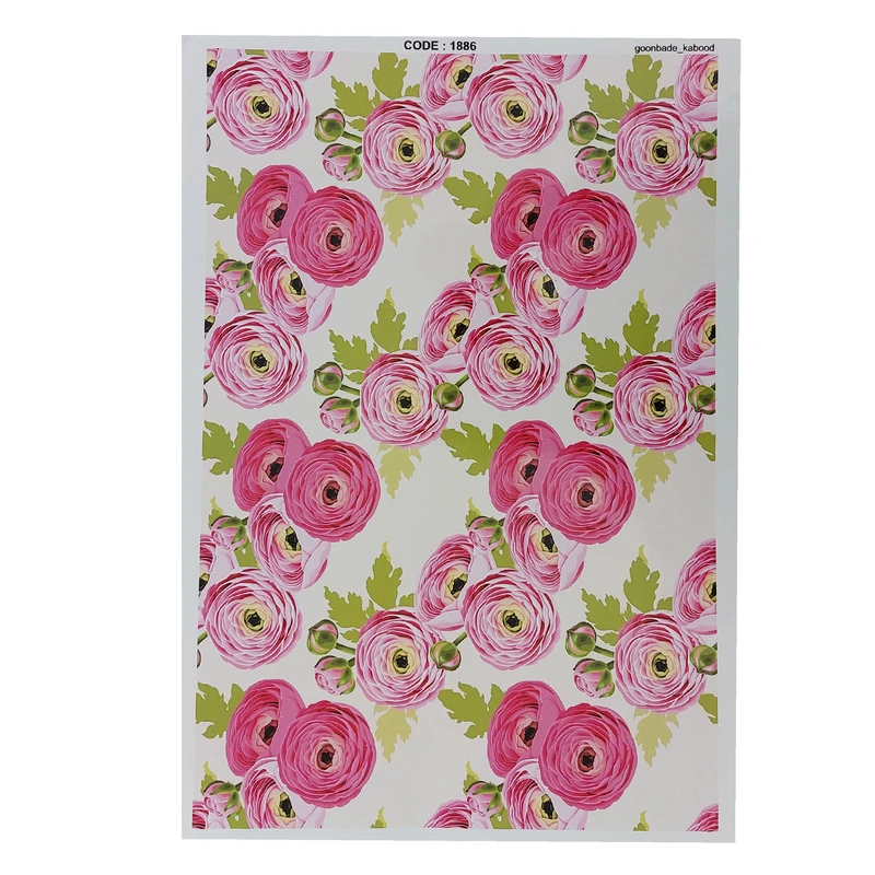 برچسب ترنسفر مدل رز فرانسوی