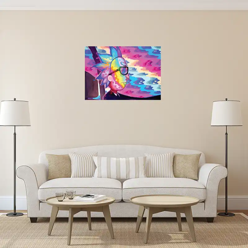 پوستر طرح ریک و مورتی کد 0047