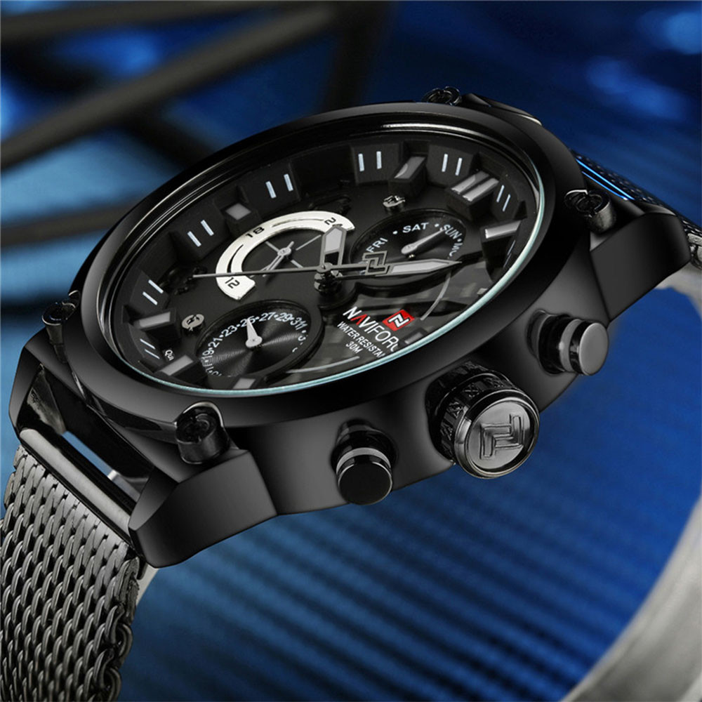 ساعت مچی عقربه‌ای مردانه نیوی فورس مدل 65456453