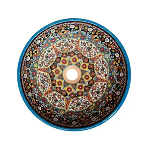 کاسه روشویی مدل سنتی میناکاری طاق