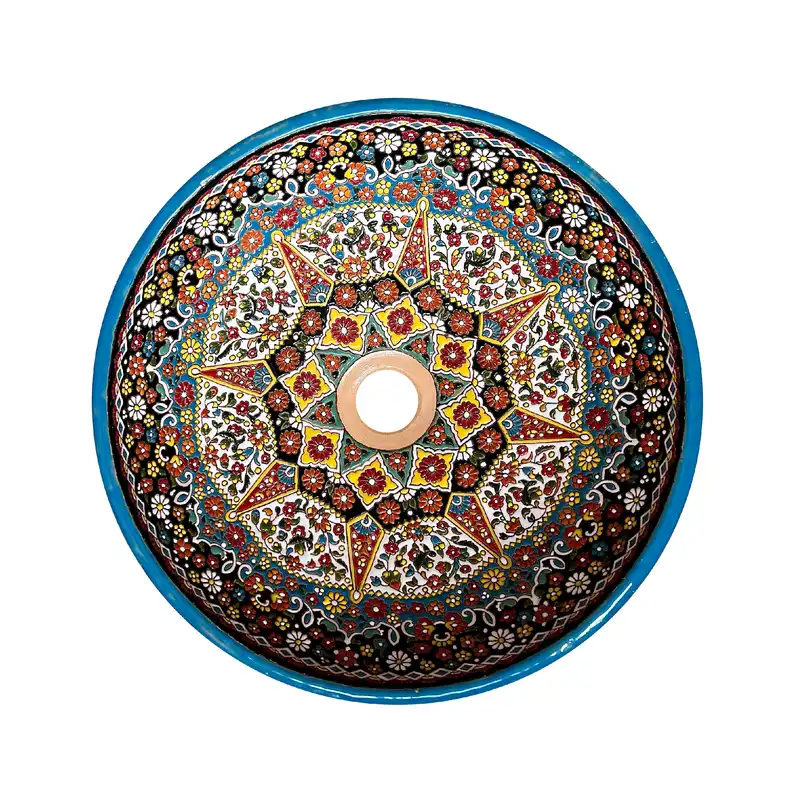کاسه روشویی مدل سنتی میناکاری طاق