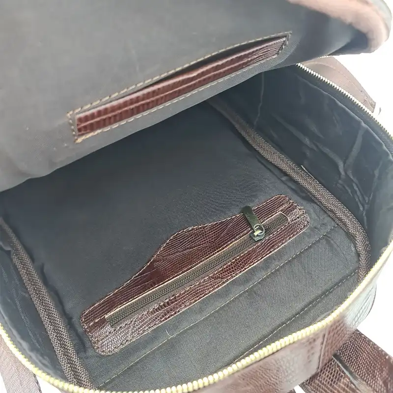 کوله پشتی زنانه مدل چرم طبیعی گاوی کد S-2420