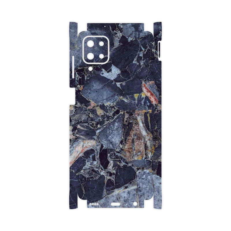 برچسب پوششی ماهوت مدل Broken black marble-FullSkin مناسب برای گوشی موبایل سامسونگ Galaxy A12 Nacho