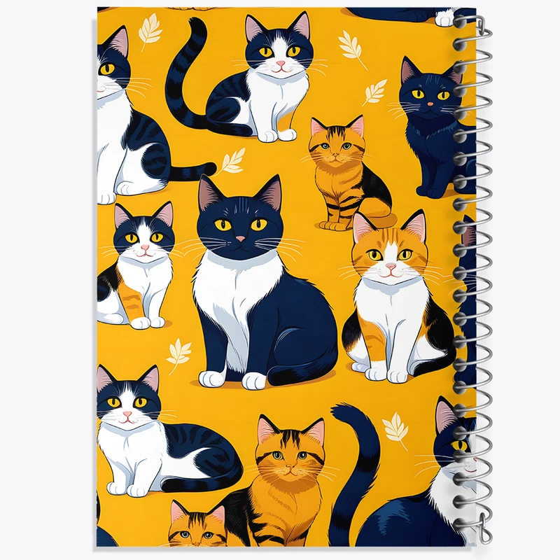 دفتر نقاشی 50 برگ خندالو طرح گربه (Cat) کد N469