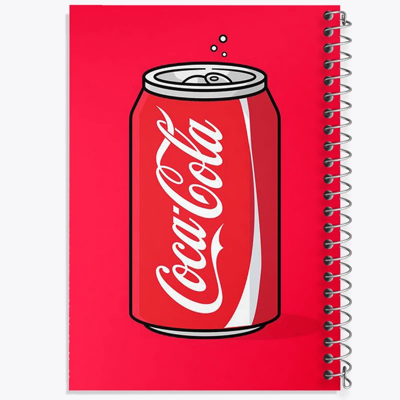 دفتر شطرنجی 50 برگ خندالو طرح نوشابه کوکاکولا(Coca Cola) کد N2151