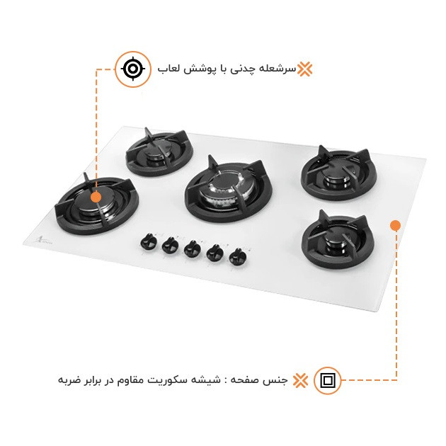 اجاق گاز صفحه ای اخوان مدل GI-142