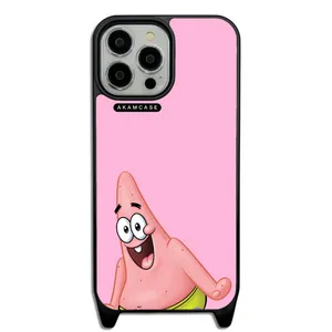 AKAM AMC-WLA13PROMAX-SPONGE BOB18 Cover For Apple iPhone 13 Pro Max