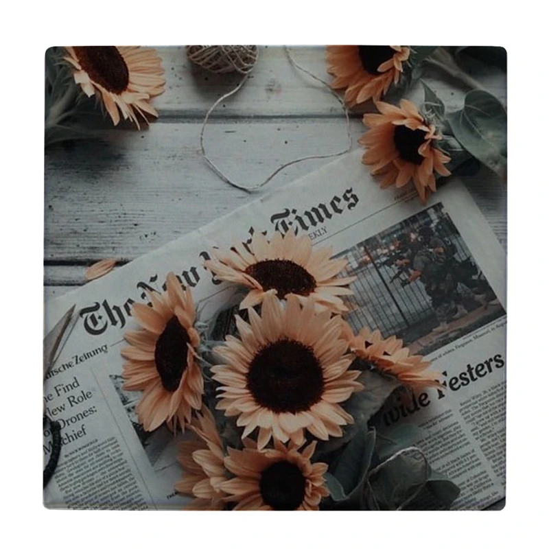 زیر لیوانی طرح روزنامه و گل کد    3077583_246