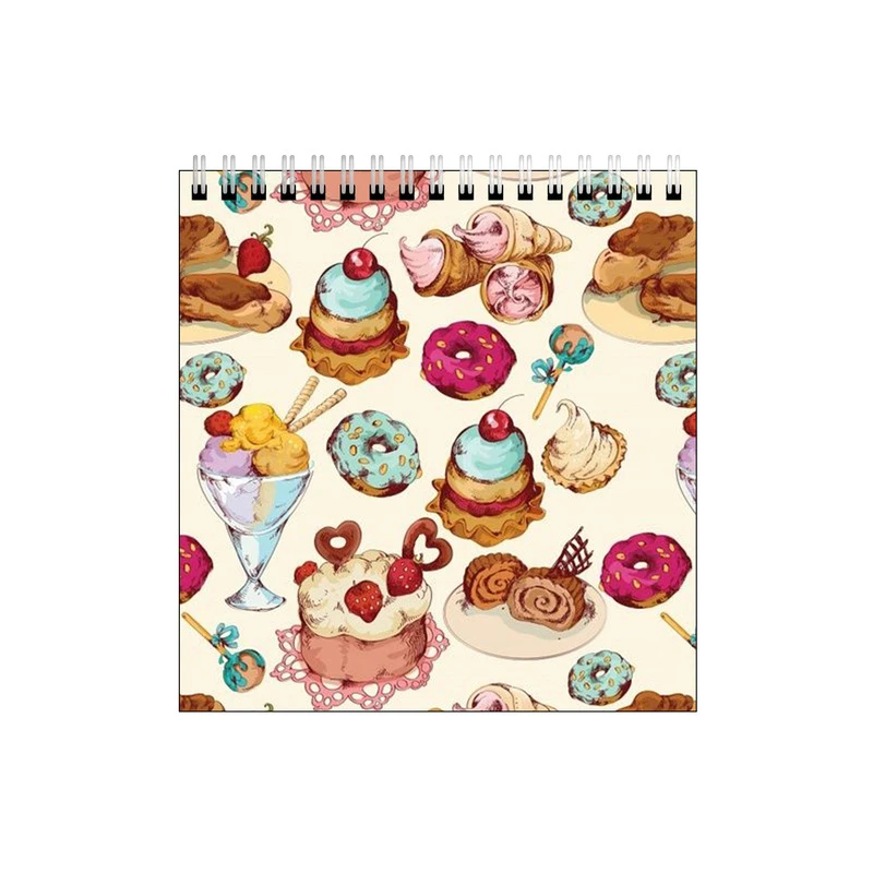 دفتر طراحی طرح  کیک و بستنی و دونات کد 6189001