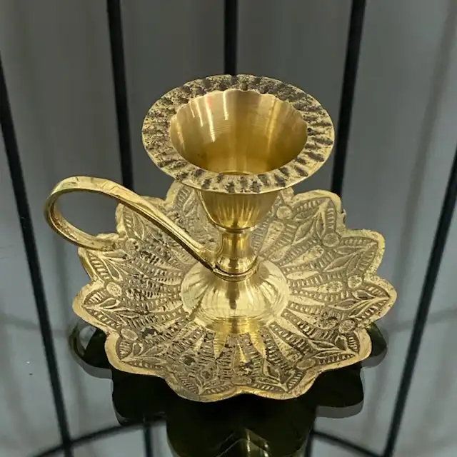 جاشمعی برنجی مدل انگلیسی 2786