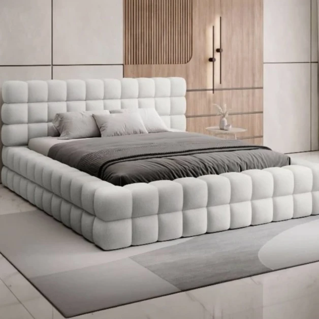تخت‌خواب چوب دو نفره مدل ترنج سایز 180 * 200 سانتی‌متر