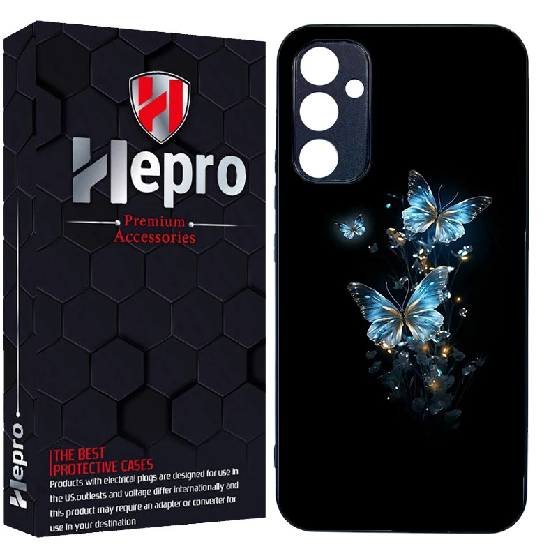 کاور هپرو طرح پروانه کد TPU-368 مناسب برای گوشی موبایل سامسونگ Galaxy A15