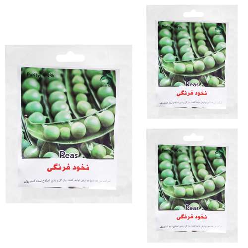 بذر نخود فرنگی گرین فارم کد 008 بسته 3 عددی