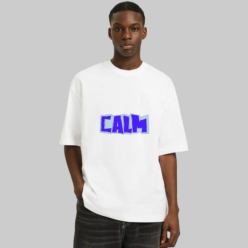تی شرت مردانه پنبه دورو طرح Calm