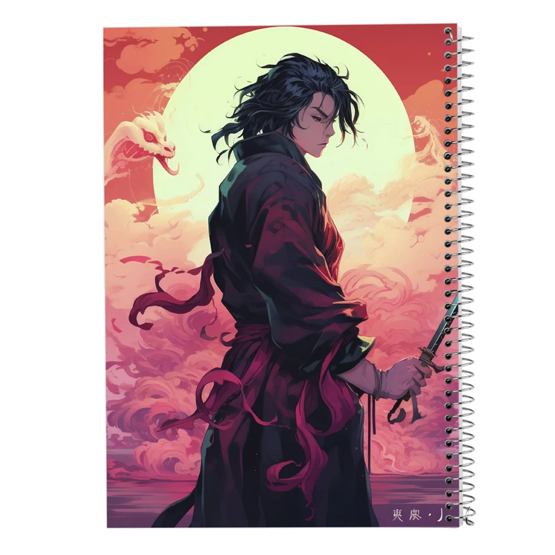 دفتر شطرنجی 50 برگ مدوپد مدل Demon Slayer کد DF11043