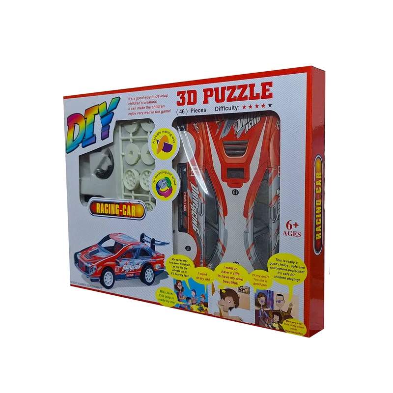 ساختنی 46 تکه مدل ماشین مسابقه ای کد 016