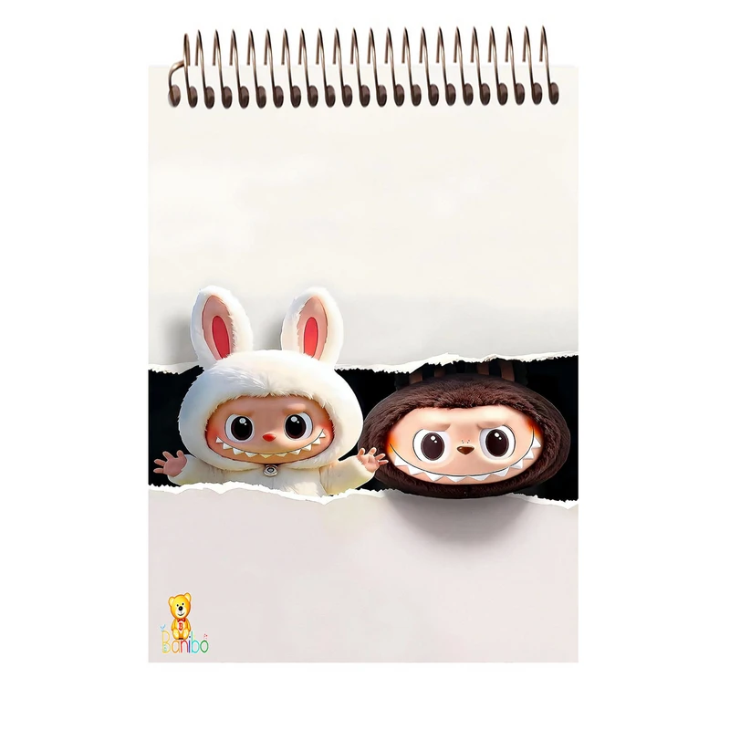 دفترچه نقاشی 100 برگ بانیبو مدل لبوبو کد 2702