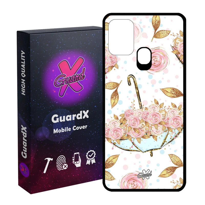 کاور گارد ایکس طرح Flower مدل Glass10107 مناسب برای گوشی موبایل سامسونگ Galaxy M31 / M31 Prime / F41