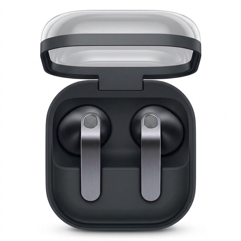 هدفون بلوتوثی سامسونگ Galaxy Buds 4 با نویز کنسلینگ فعال و میکروفون سه‌گانه، درایور 11 میلی‌متری، اتصال هم‌زمان به چند دستگاه، صدای 360 درجه و Hi-Fi 24 بیت، شارژدهی تا 30 ساعت