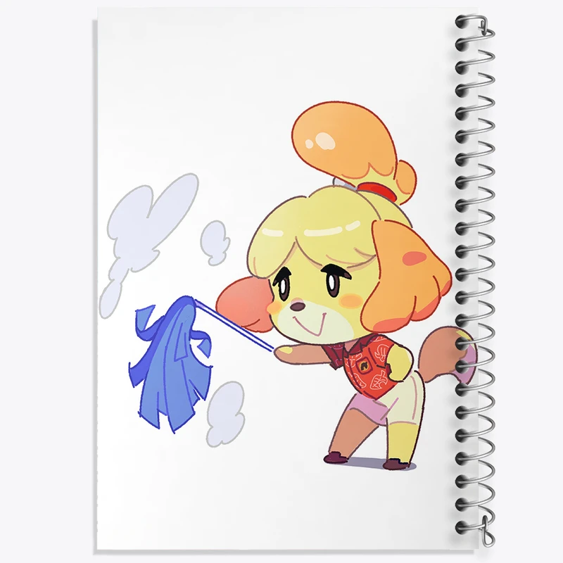 دفتر نقاشی 50 برگ خندالو طرح بازی انیمال کراسینگ (Animal Crossing) کد 32637