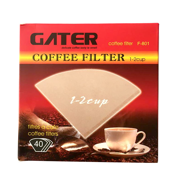 فیلتر قهوه گتر مدل F-801 بسته 40 عددی