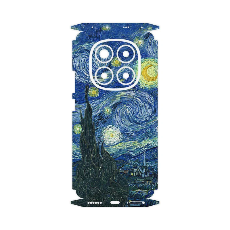 برچسب پوششی ماهوت مدل The Starry Night of van Gogh-FullSkin مناسب برای گوشی موبایل شیائومی Redmi Note 14 Pro 5G