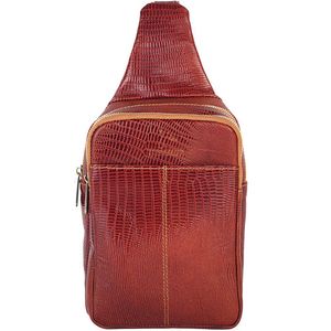 کیف رودوشی مردانه چرم بارز مدل DG65.LIZARD
