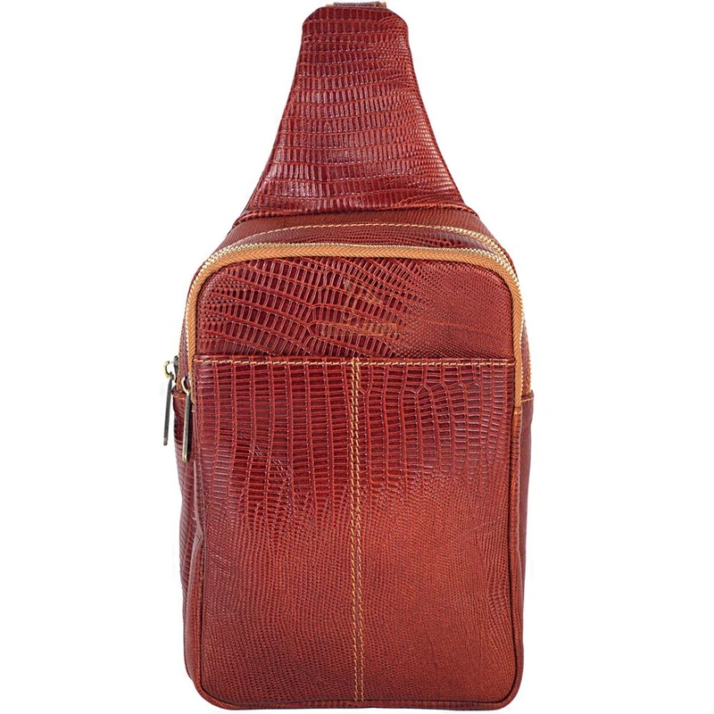  کیف رودوشی مردانه چرم بارز مدل DG65.LIZARD