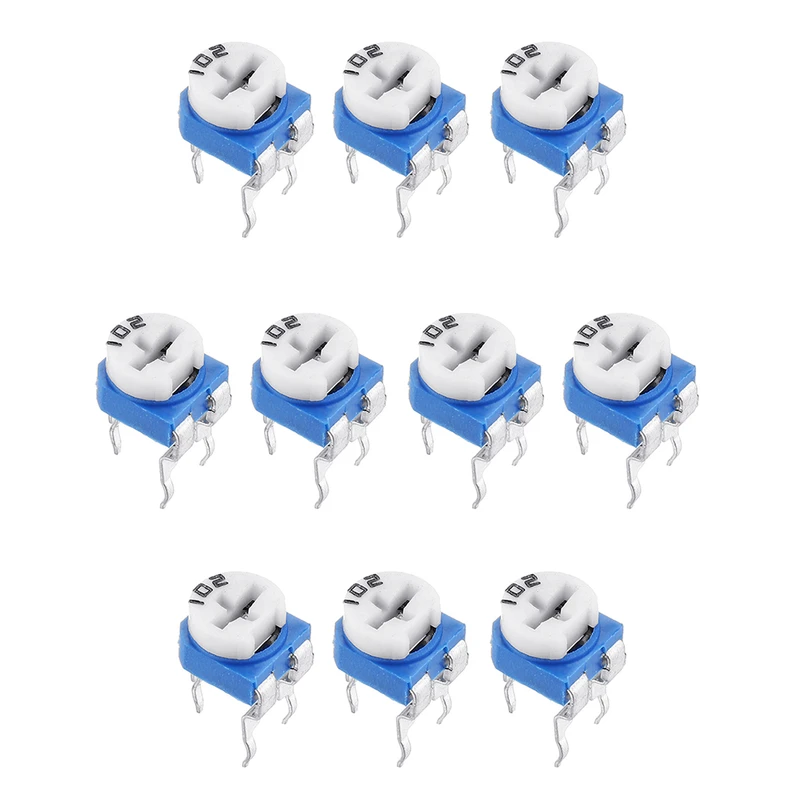 پتانسیومتر 1 کیلو اهم مدل 1K-102 بسته 10 عددی