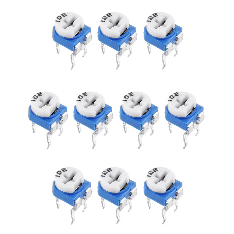 پتانسیومتر 1 کیلو اهم مدل 1K-102 بسته 10 عددی