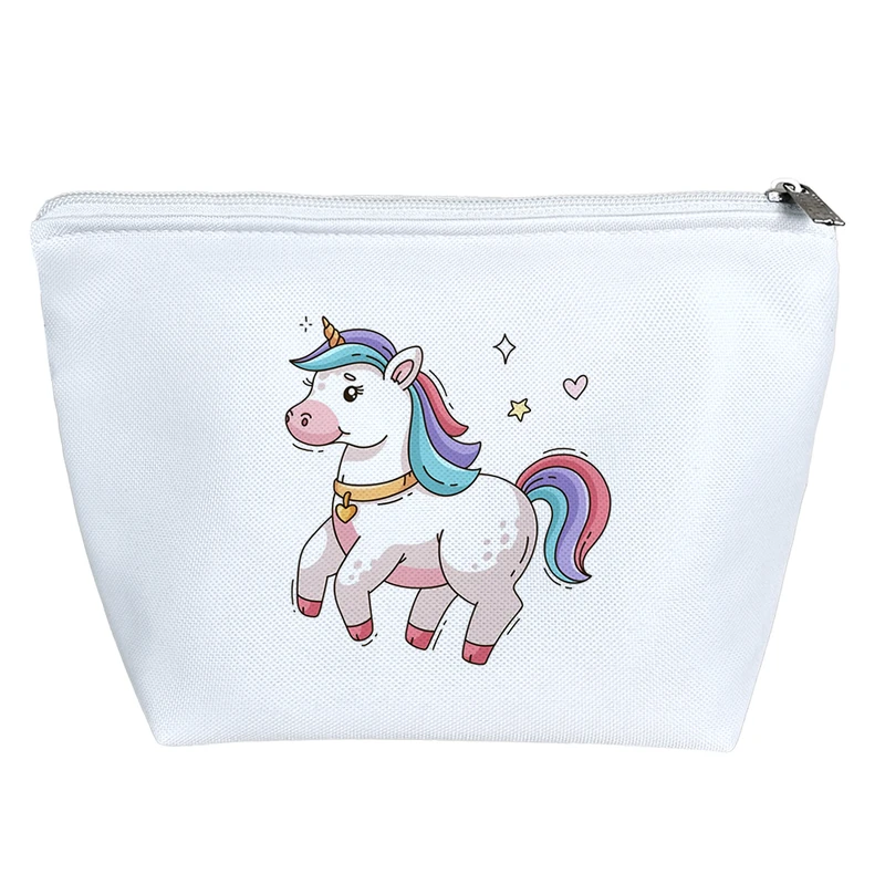 کیف لوازم آرایش دخترانه خندالو مدل اسب تک شاخ یونیکورن کد H559