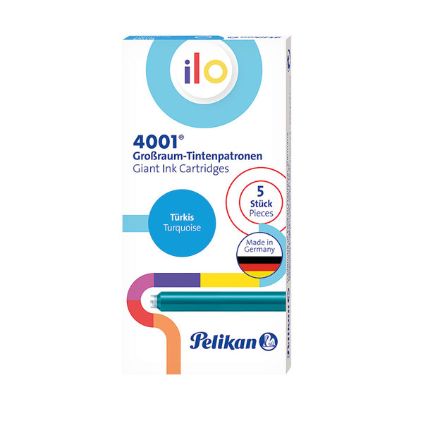 جوهر خودنویس پلیکان مدل ilo بسته 5 عددی