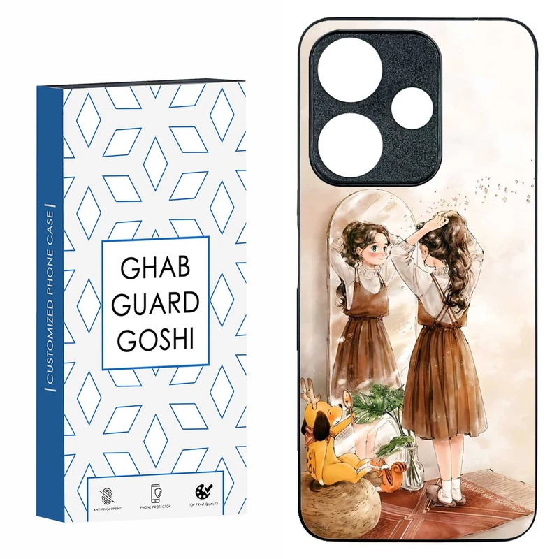کاور قاب گارد گوشی طرح دخترانه کد TPU-019 مناسب برای گوشی موبایل شیائومی  REDMI 13  