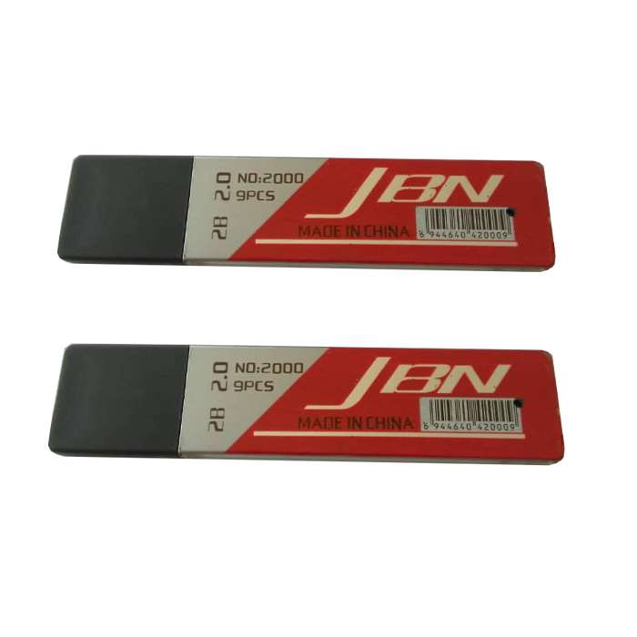 نوک مداد نوکی 2 میلیمتری جی بی ان کد JB بسته 2 عددی