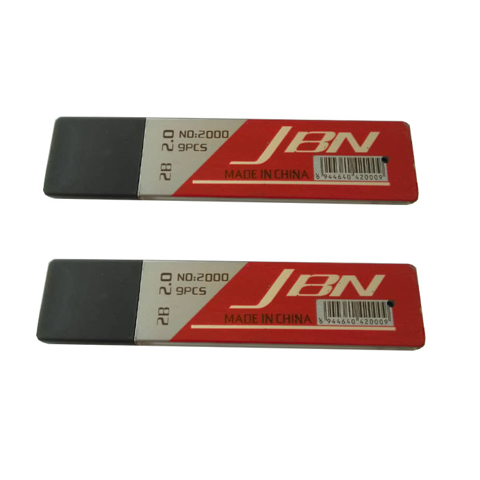 نوک مداد نوکی 2 میلیمتری جی بی ان کد JB بسته 2 عددی