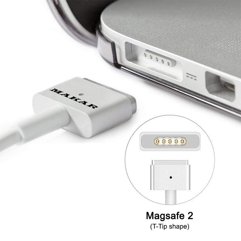 کابل شارژ مک بوک‌ USB-C to MagSafe2 ماکار مدل MK-Mag2 طول دو متر