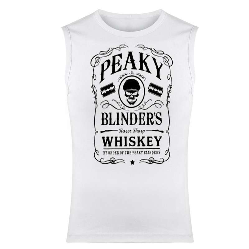 تاپ مردانه مدل پیکی بلایندرز کد 97 رنگ سفید