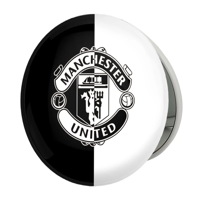 آینه جیبی خندالو طرح باشگاه منچستر یونایتد مدل تاشو کد 26501 