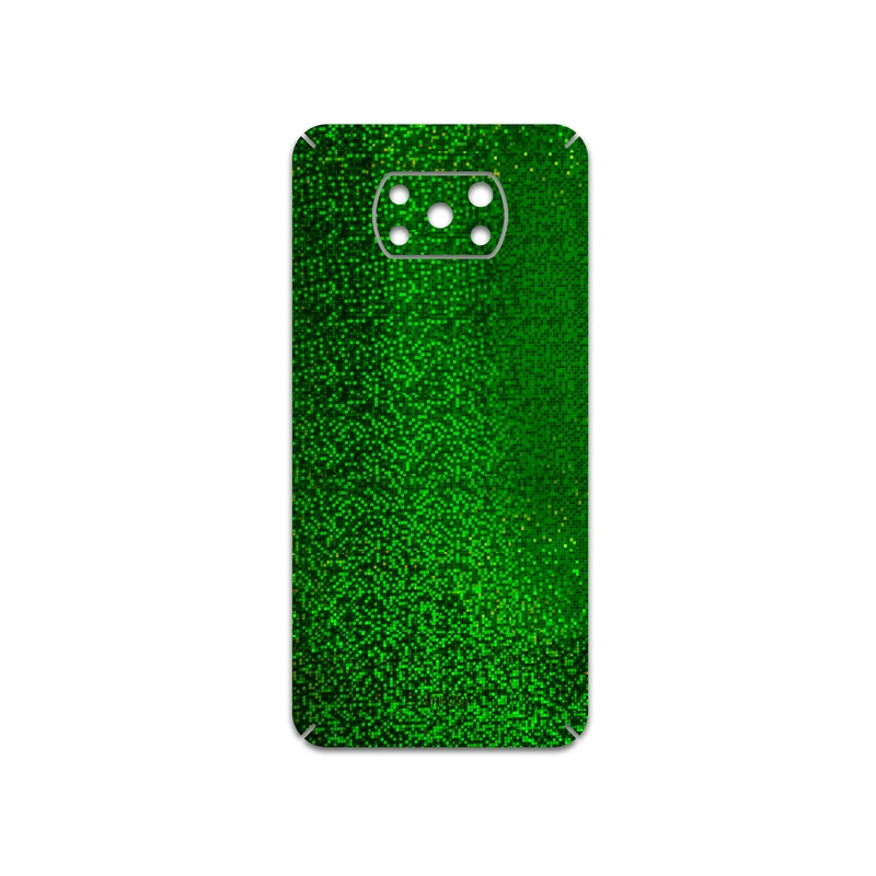 برچسب پوششی ماهوت مدل Green-Holographic مناسب برای گوشی موبایل شیائومی Poco X3 NFC