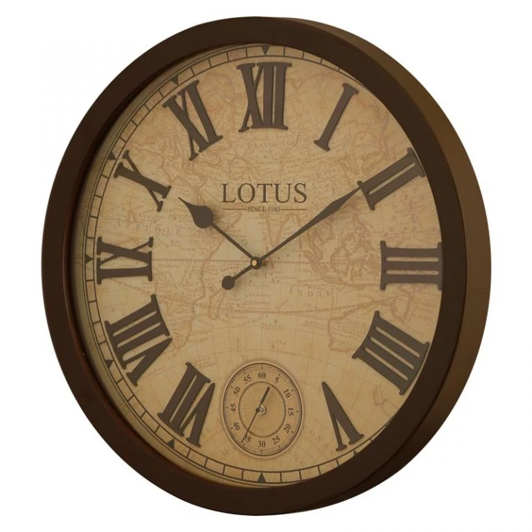 ساعت دیواری کوارتز لوتوس مدل W-8838-BRIER