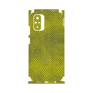 MAHOOT Yellow Snake Skin-FullSkin Cover Sticker for Xiaomi Redmi Note 10