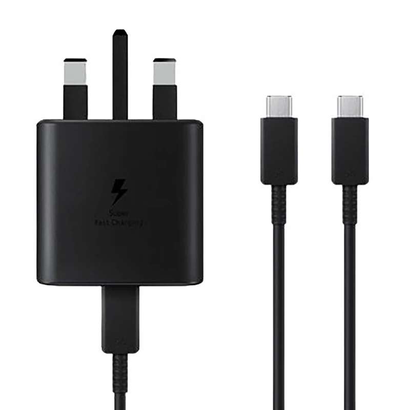 شارژر دیواری 45 وات مدل samsung 3PIN TA به همراه کابل تبدیل USB-C شارژر دیواری 45 وات مدل samsung 3PIN TA به همراه کابل تبدیل USB-C