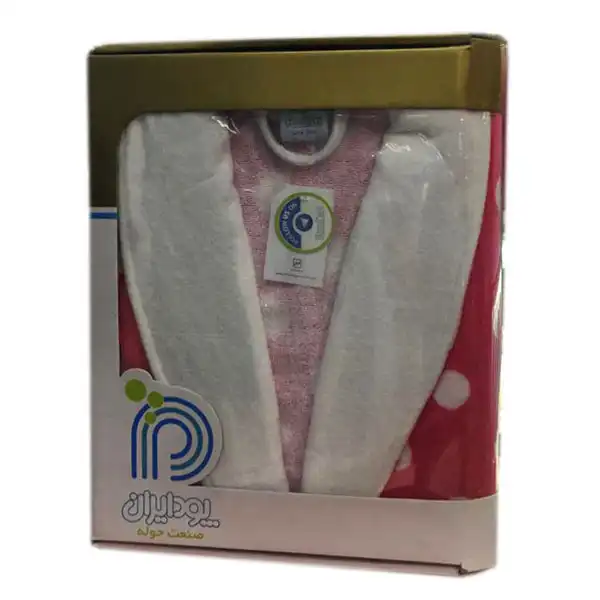 حوله پالتویی پودایران مدل خالدار سایز 105