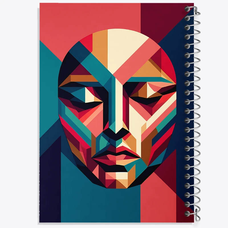 دفتر ژورنال نویسی 50 برگ خندالو مدل نقطه ای طرح صورتک کد F7998