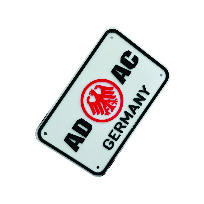 آرم تزئینی طرح مستطیل پلکسی برجسته مدل ADAC-W2