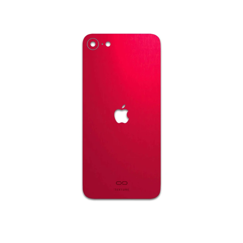 برچسب پوششی ماهوت مدل Matte-Warm-Red مناسب برای گوشی موبایل اپل iPhone SE 2022