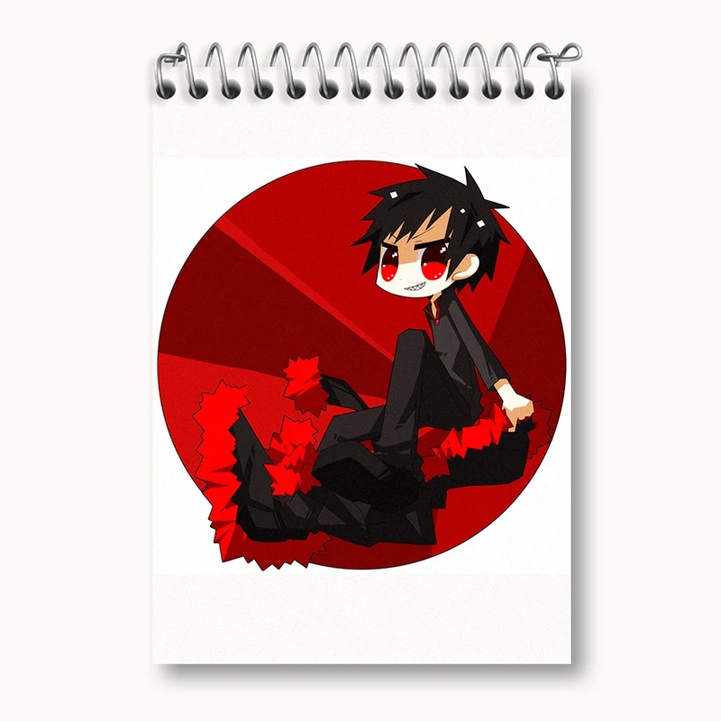 دفتر یادداشت 50 برگ خندالو مدل ایزایا انیمه دورارارا کد 32171